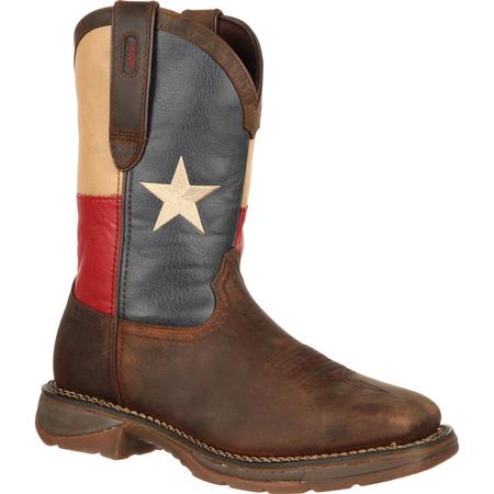 DURANGO Rebel Steel Toe Texas Flag Western Boot, 11W DB021